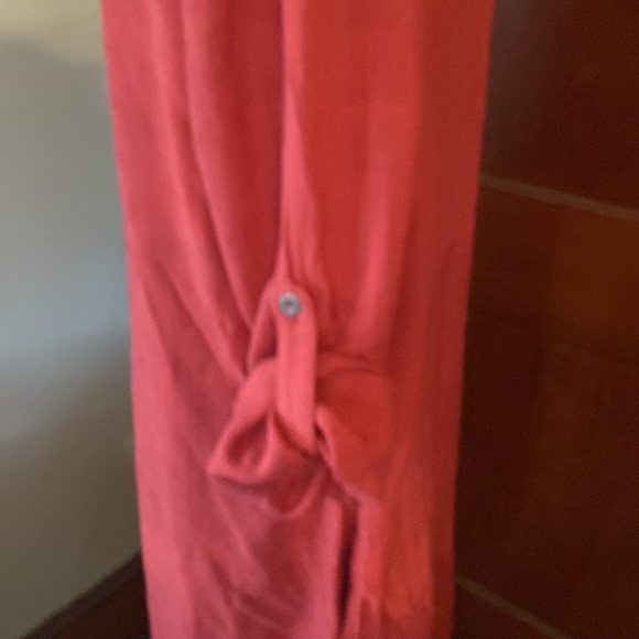 🦋Kenneth Cole Rust Shirt Dress , SZ L🦋 - Picture 6 of 9